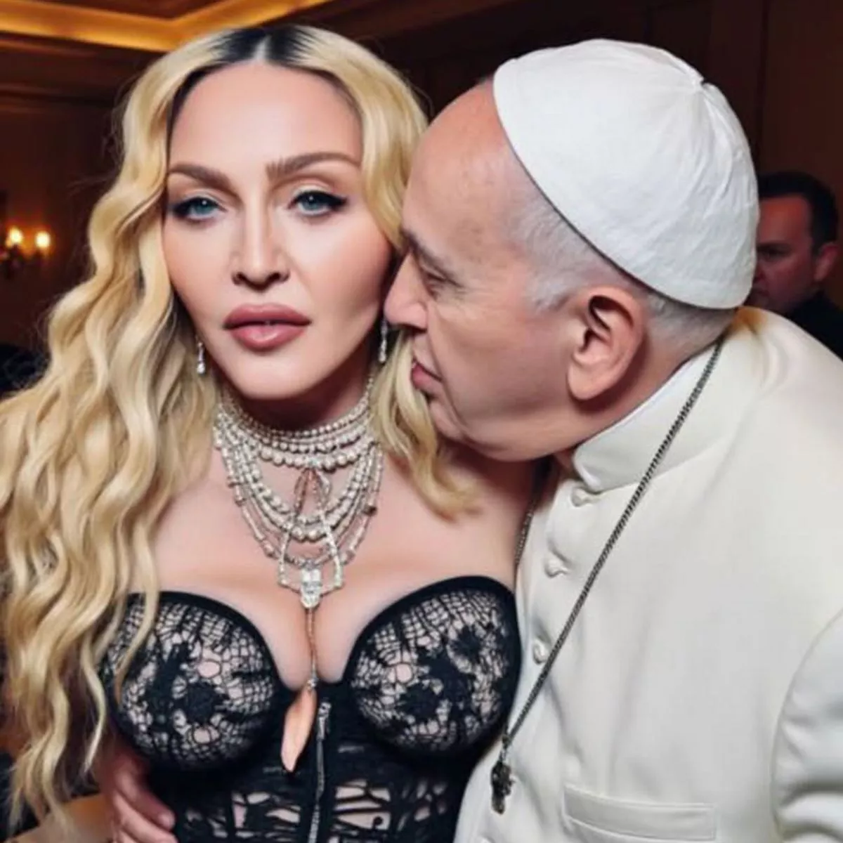 Madonna’s AI-generated Pope Francis images split fans