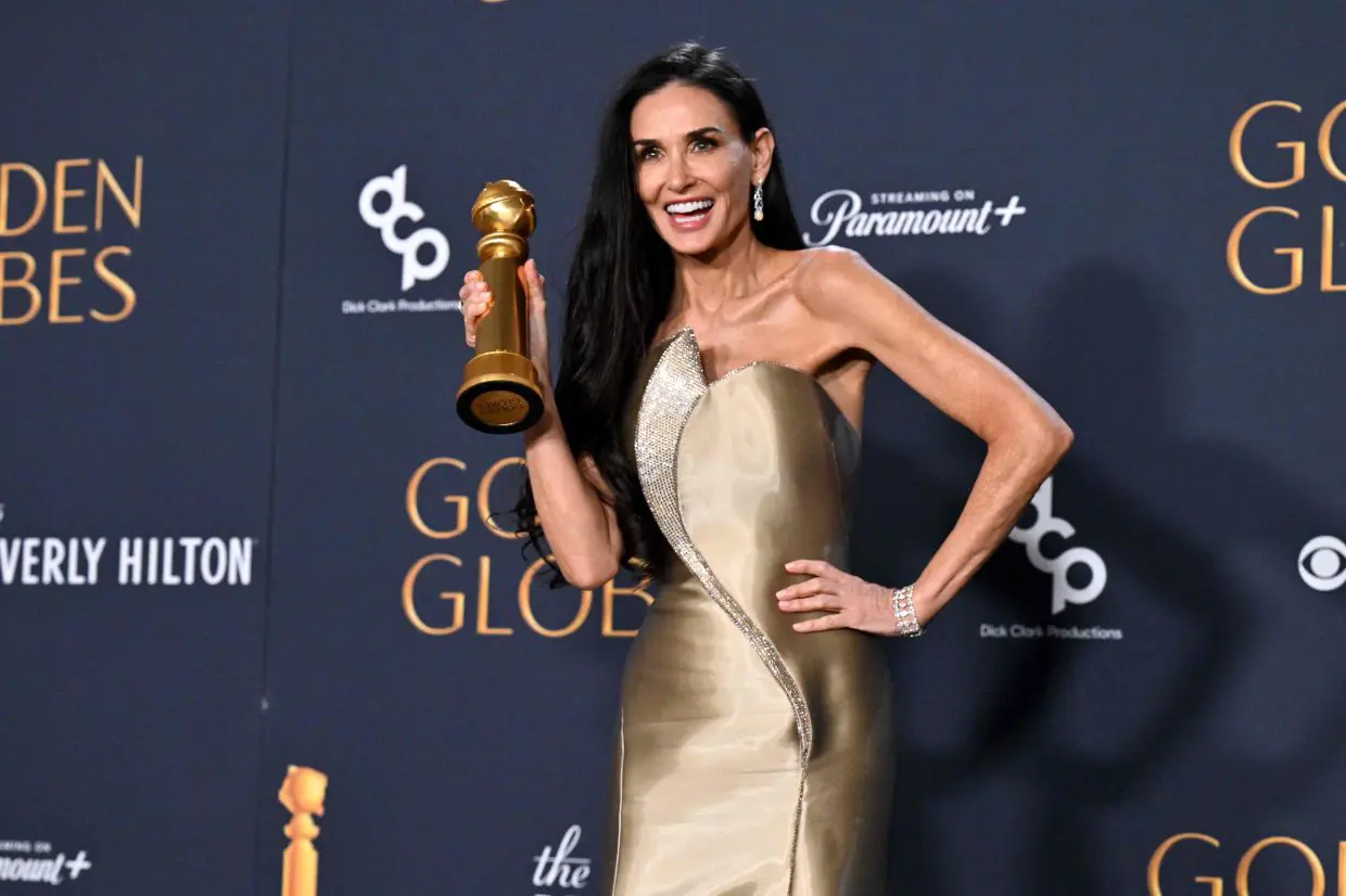 Globes triumph boosts Demi Moore’s Oscar aspirations